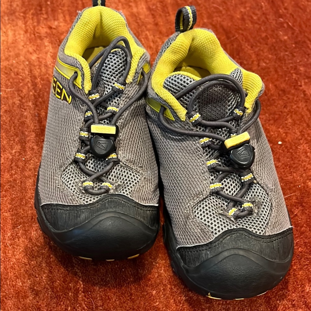 KEEN Kids' Gray and Yellow Shoes